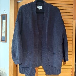 American Eagle Outfitters Navy Knit Cardigan